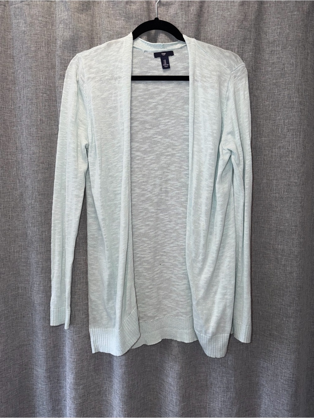 Gap Light Blue Open-Front Women's Cardigan Sweater Medium
